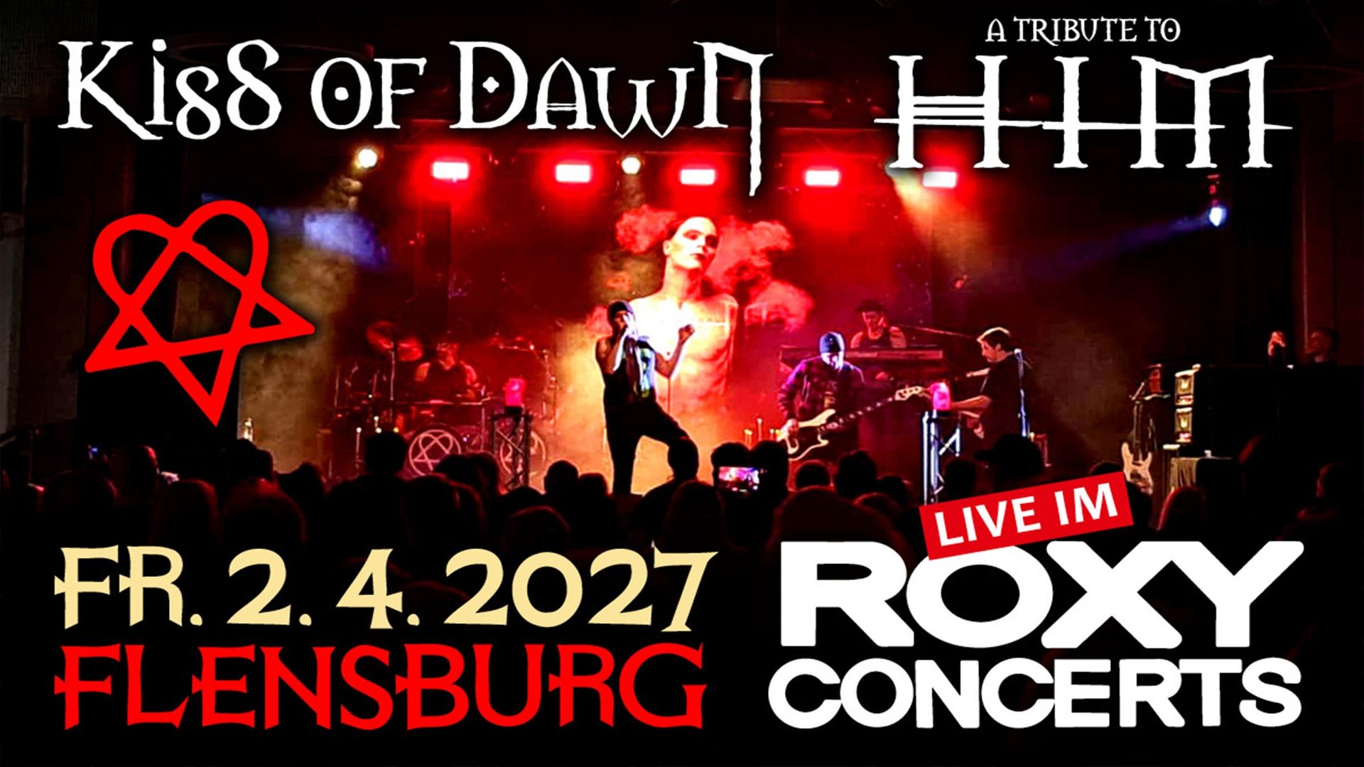 Poster: Kiss of Dawn - a tribute to HIM, Flensburg