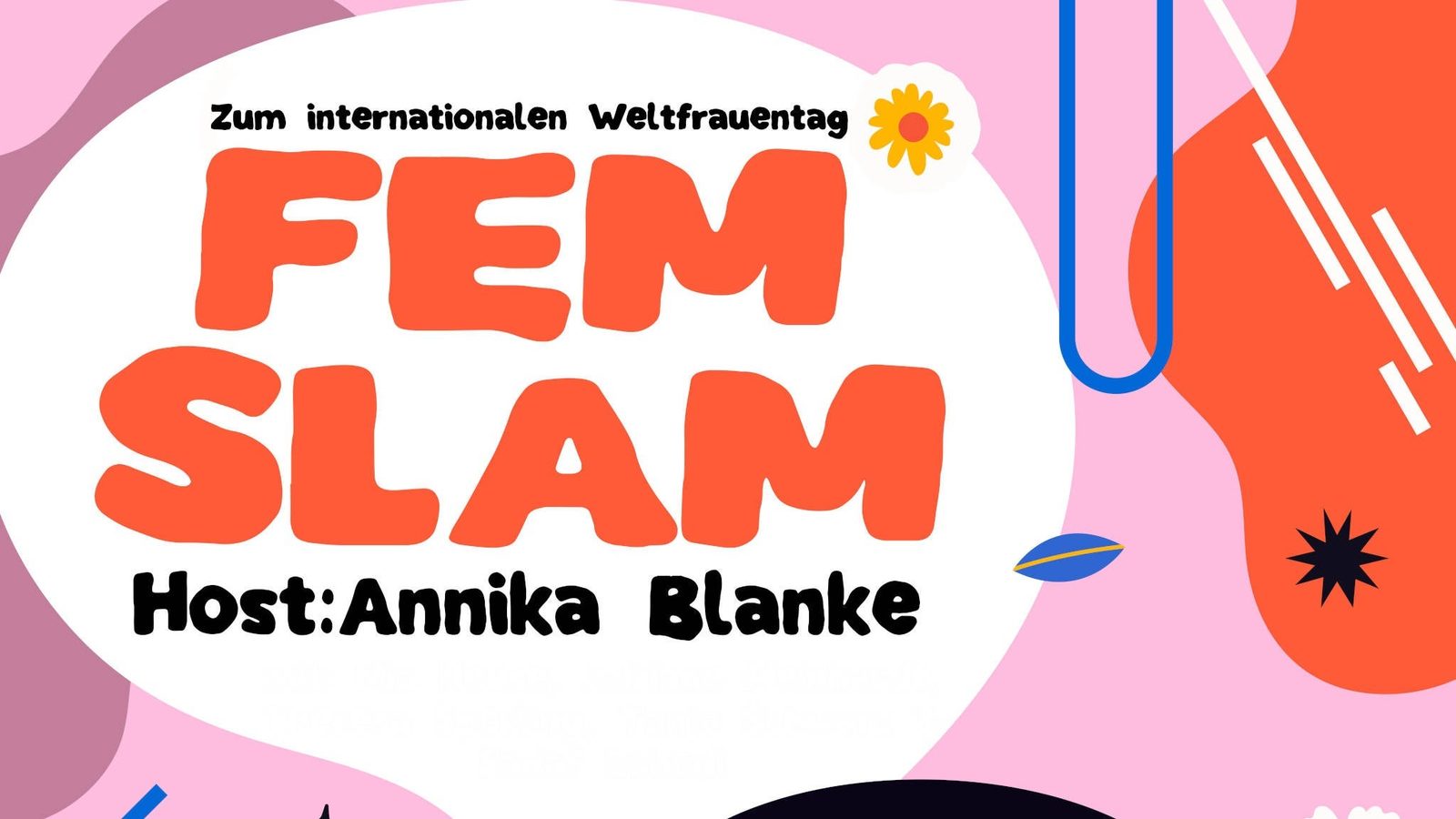 Poster: 5. FEM Slam, Wilhelmshaven