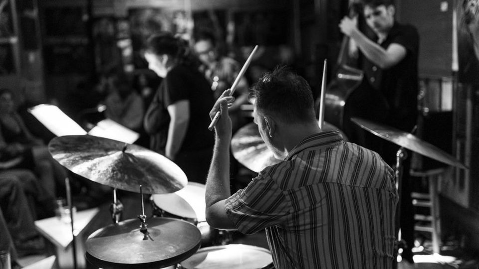 Poster: Vortex Lates: Jochen Rueckert Quartet plays Jazz Classics, London
