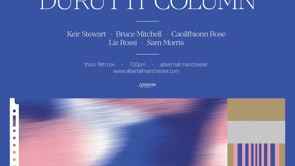 Poster: For Vini: The Music / The Durutti Column, Manchester