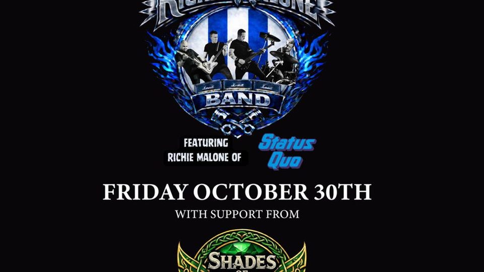 Poster: The Richie Malone Band, Portlaoise