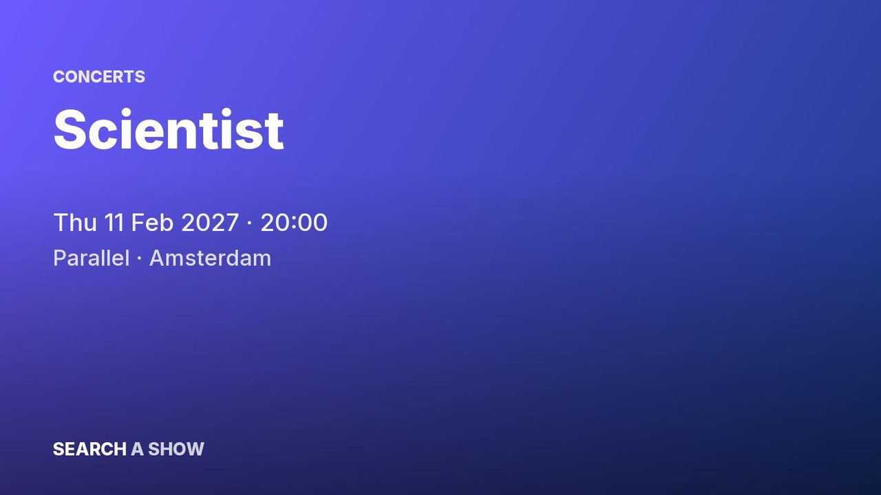Poster: Scientist, Amsterdam