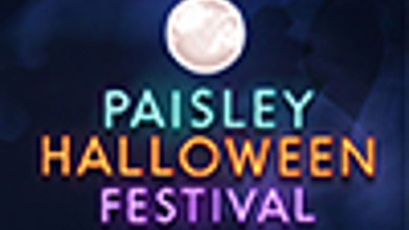 Poster: Paisley Halloween Festival 2026 - Parade - Grandstand Seating View, Paisley