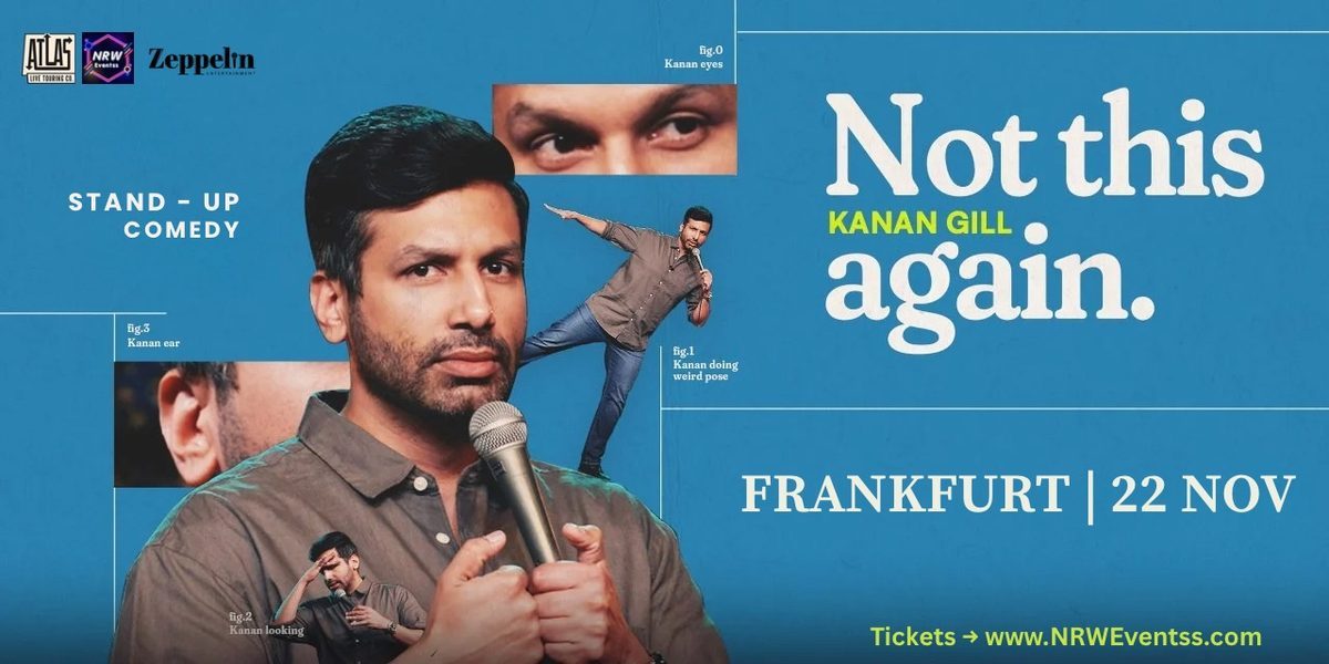 Poster: Kanan Gill live in Frankfurt, Frankfurt am Main