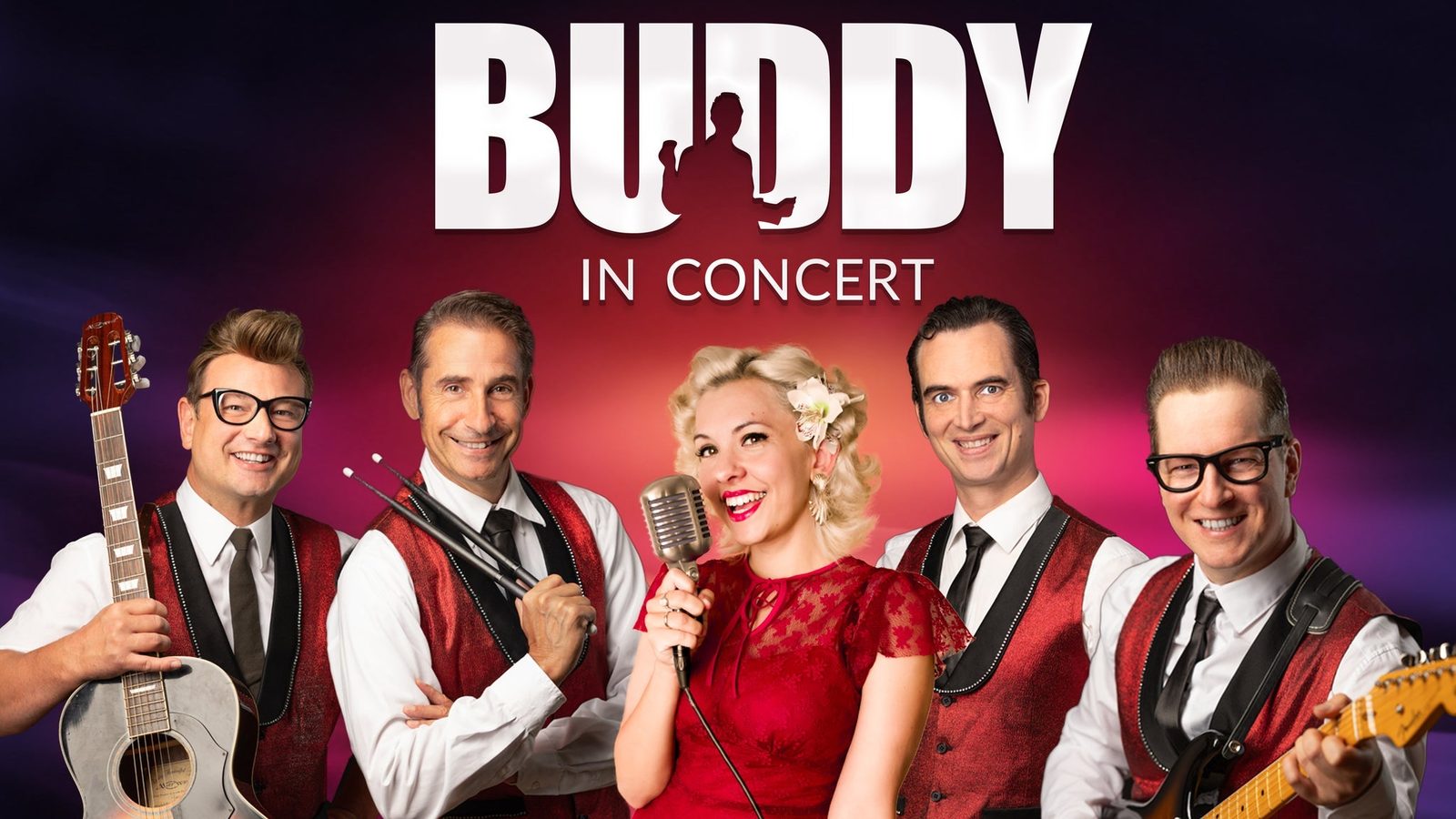 Poster: BUDDY in concert - die Rock'n'Roll-Show with Kulturring Diepholz, Diepholz