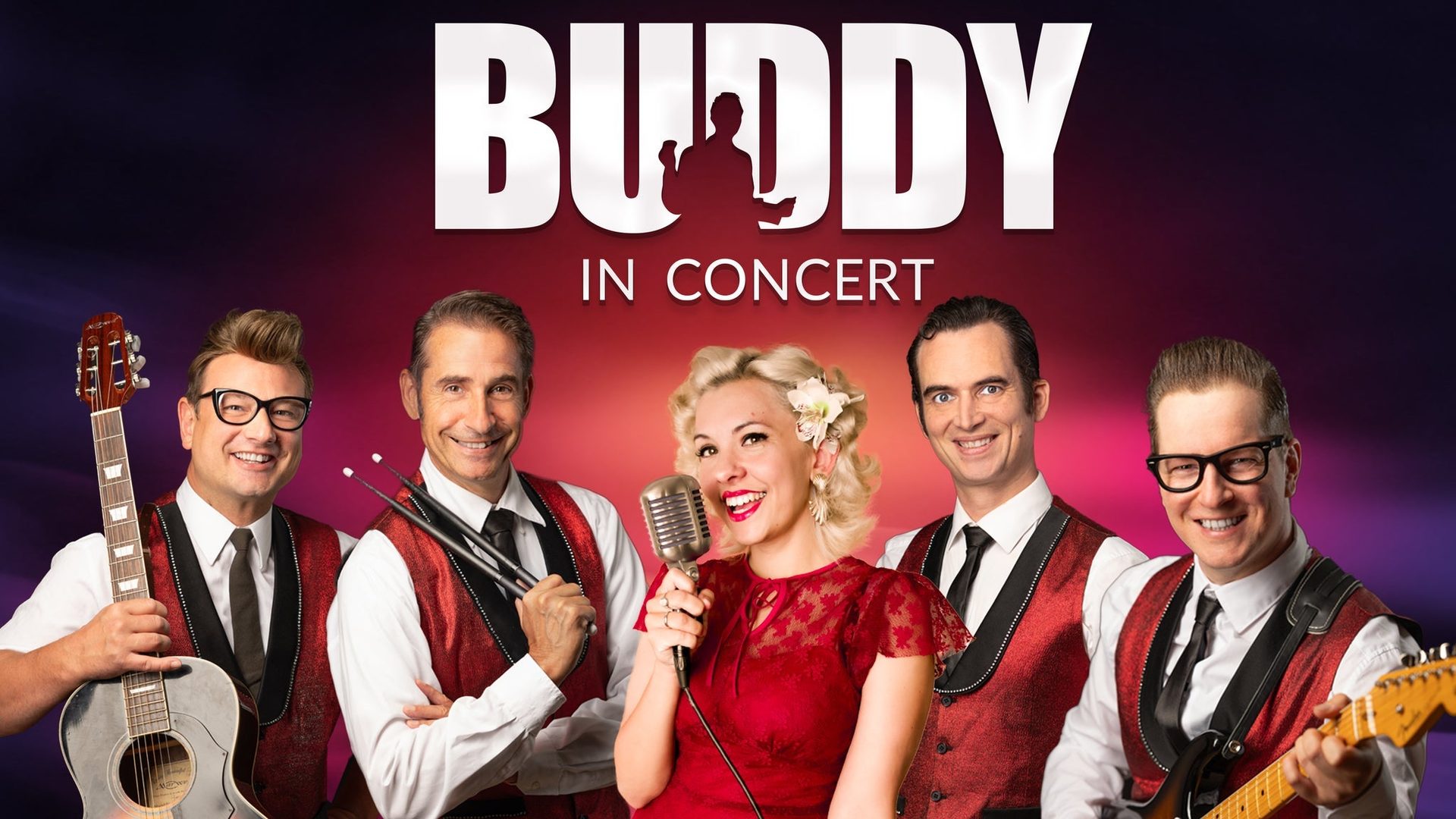 Poster: BUDDY in concert - die Rock'n'Roll-Show with Kulturring Diepholz, Diepholz