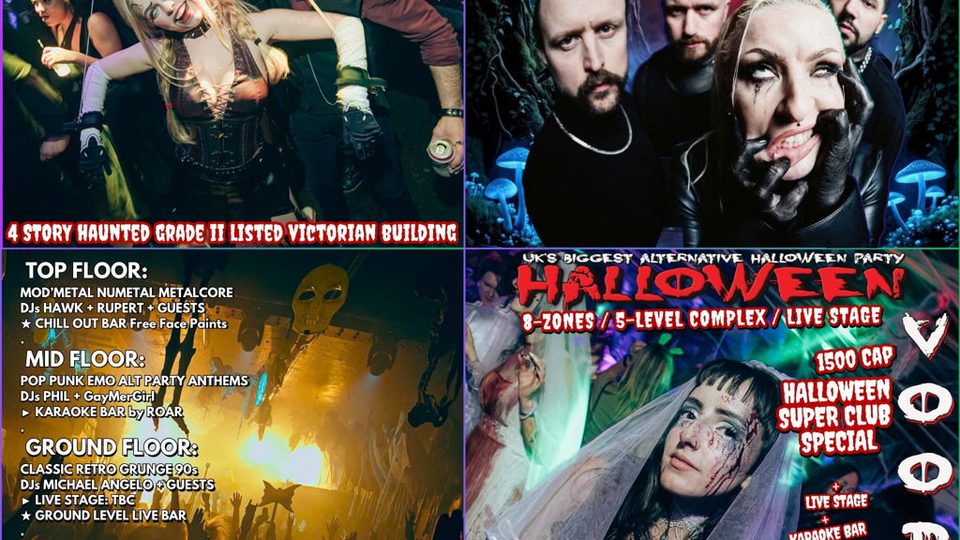 Poster: VOODOO HALLOWEEN BALL 2026: SUPERCLUB - 8-Zone / 5-Level Event + Live Stage with Voodoo London & Vexed, London