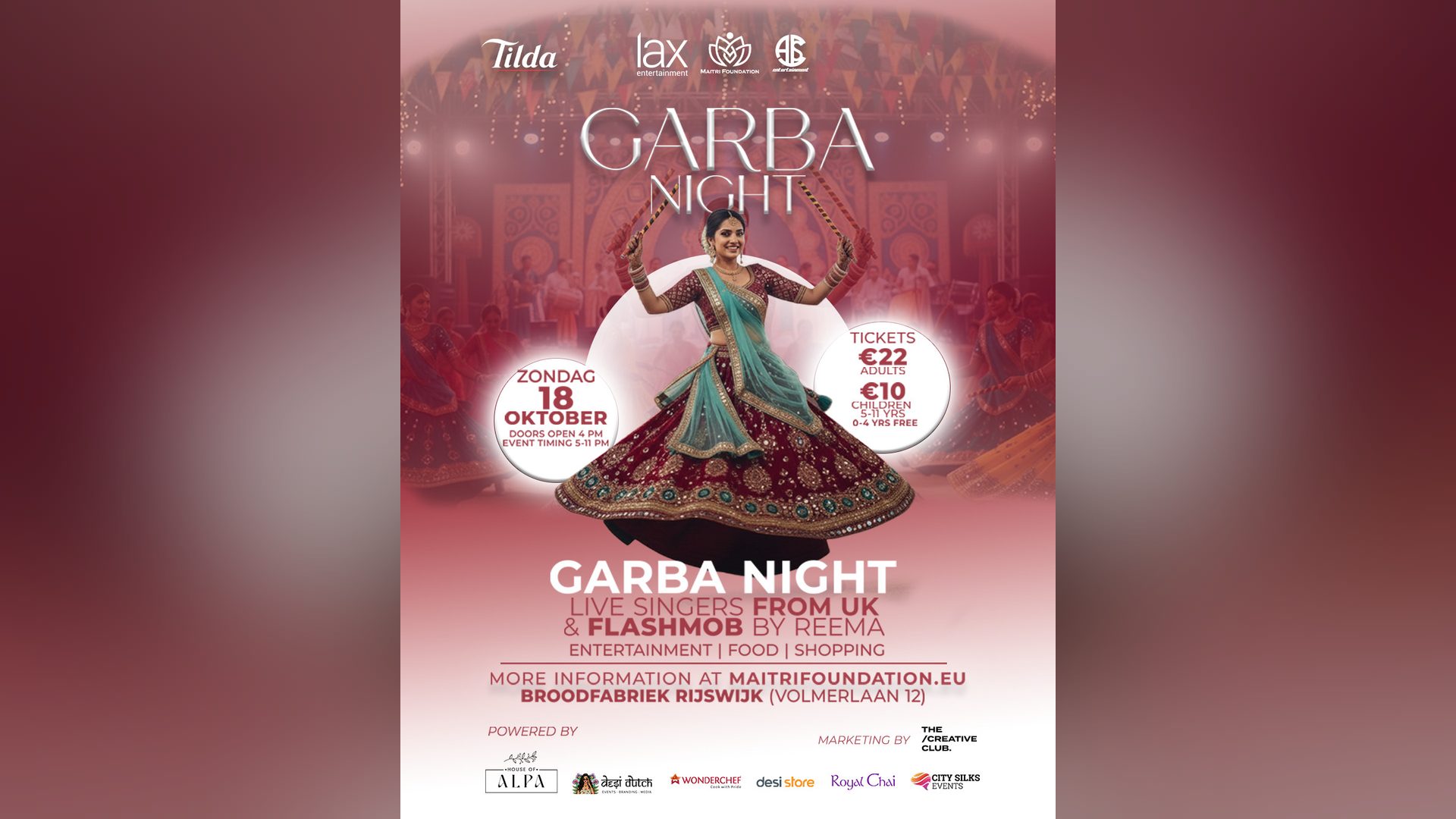 Poster: Garba Night 2026, Rijswijk