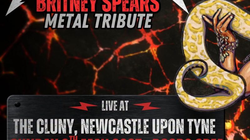 Poster: Britallica (Britney Spears Metal Tribute) matinee, Newcastle upon Tyne