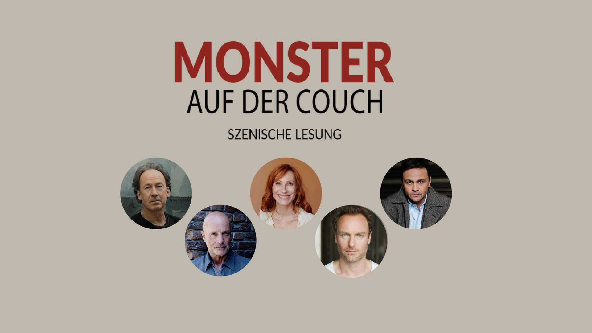 Poster: Monster auf der Couch - Szenische Lesung, Bremen