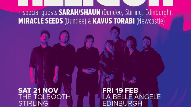 Poster: Renegade Communications presents Helicon + special guest Kavus Torabi, Newcastle upon Tyne