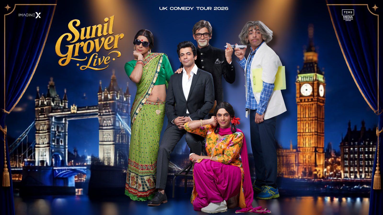 Poster: Sunil Grover Live! UK Comedy Tour 2026, London