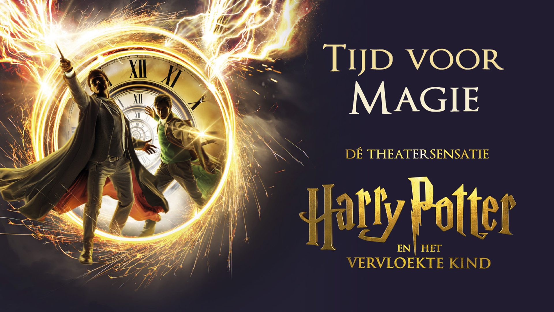 Poster: Dé theatersensatie Harry Potter with Harry Potter and the Cursed Child, The Hague