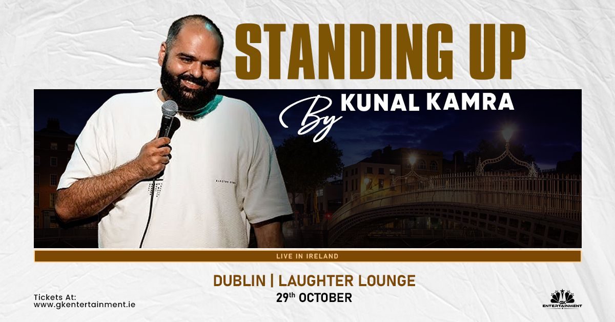 Poster: Kunal Kamra – Standing Up Live in Dublin, Dublin