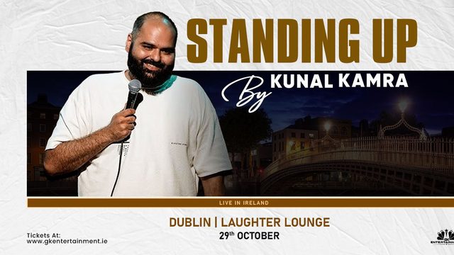 Poster: Kunal Kamra – Standing Up Live in Dublin, Dublin