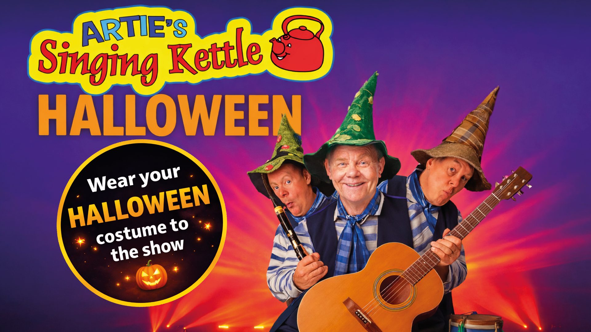 Poster: Artie's Singing Kettle: Halloween, Dunfermline