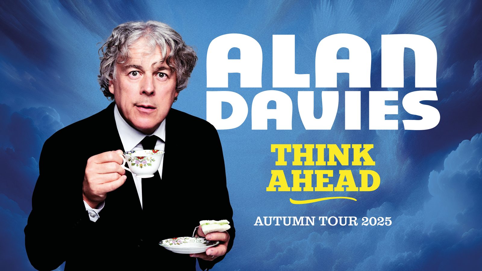 Poster: Alan Davies - Think Ahead, Edinburgh