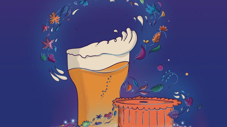 Poster: A Play, A Pie and A Pint: Badhbh-Shith and The Storytellers, Glasgow