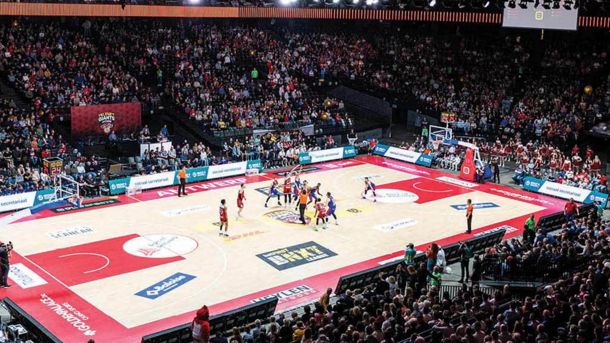 Poster: Windrose Giants Antwerp - Val-Dieu Spirou Basket with Telenet Giants Antwerp, Merksem