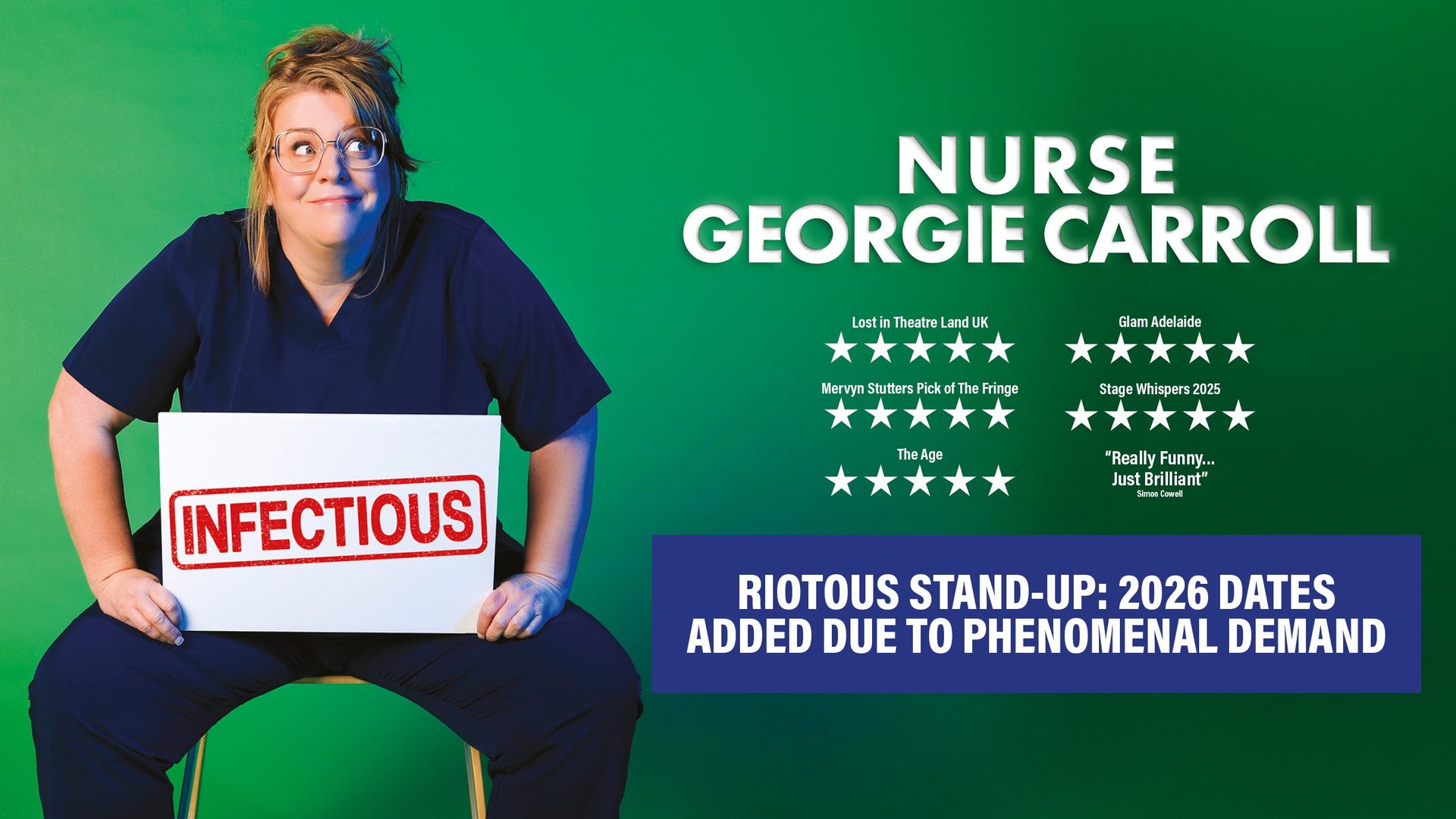 Poster: Nurse Georgie Carroll: Infectious, Scarborough