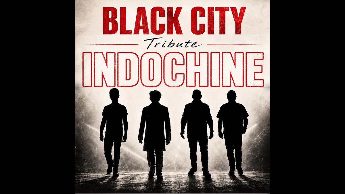 Poster: BLACK CITY (B) - Tribute to INDOCHINE, Verviers