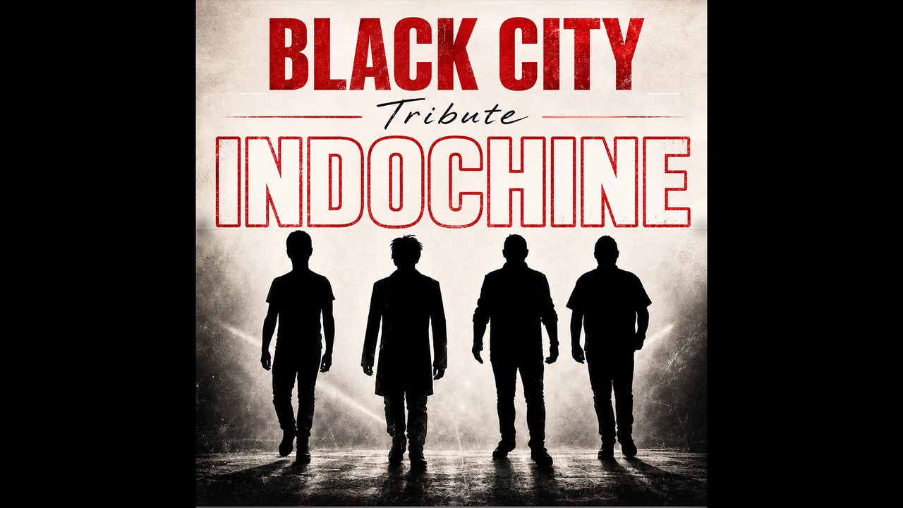 Poster: BLACK CITY (B) - Tribute to INDOCHINE, Verviers