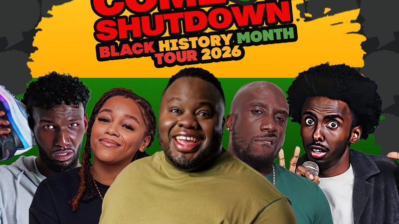Poster: COBO : Comedy Shutdown | Black History Month Special – London with Nabil Abdulrashid +4, London