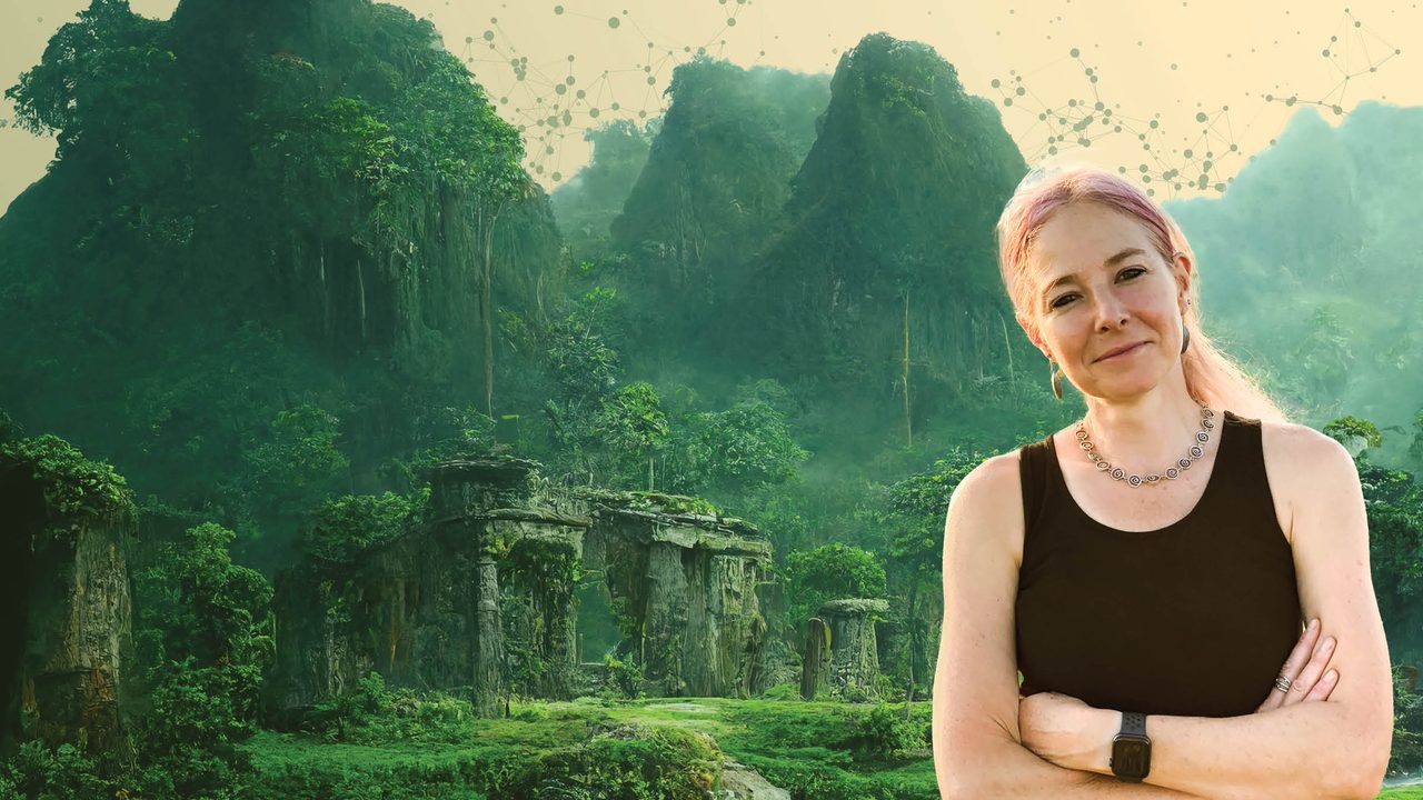 Poster: Prof Alice Roberts - From Cell to Civilisation, Newcastle upon Tyne