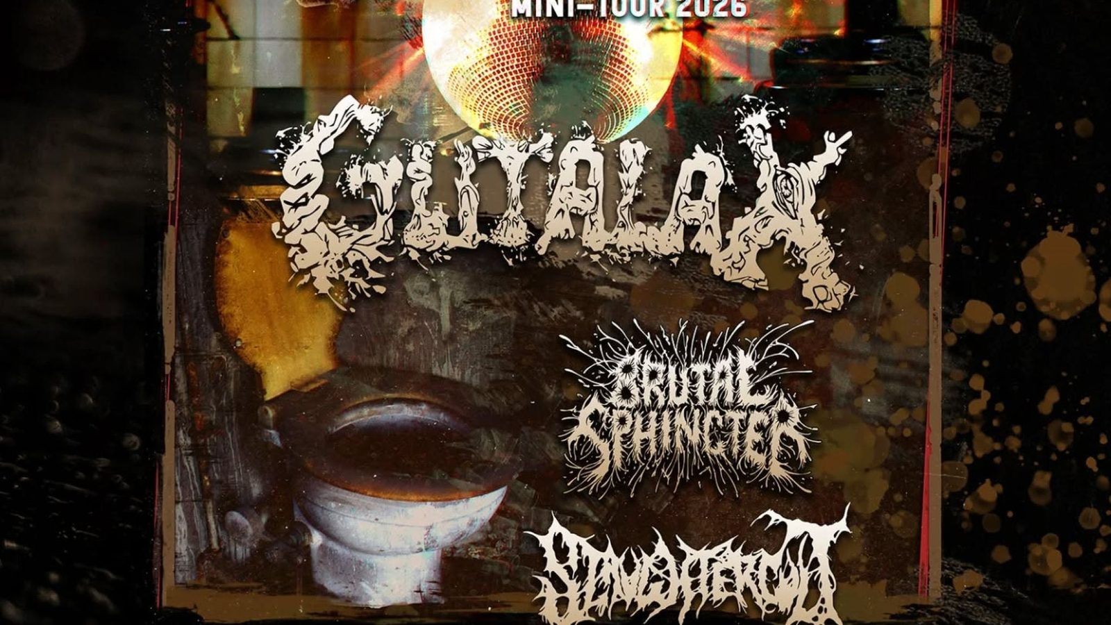 Poster: Gutalax – "Shit on the Dancefloor Mini Tour 2026", Berlin