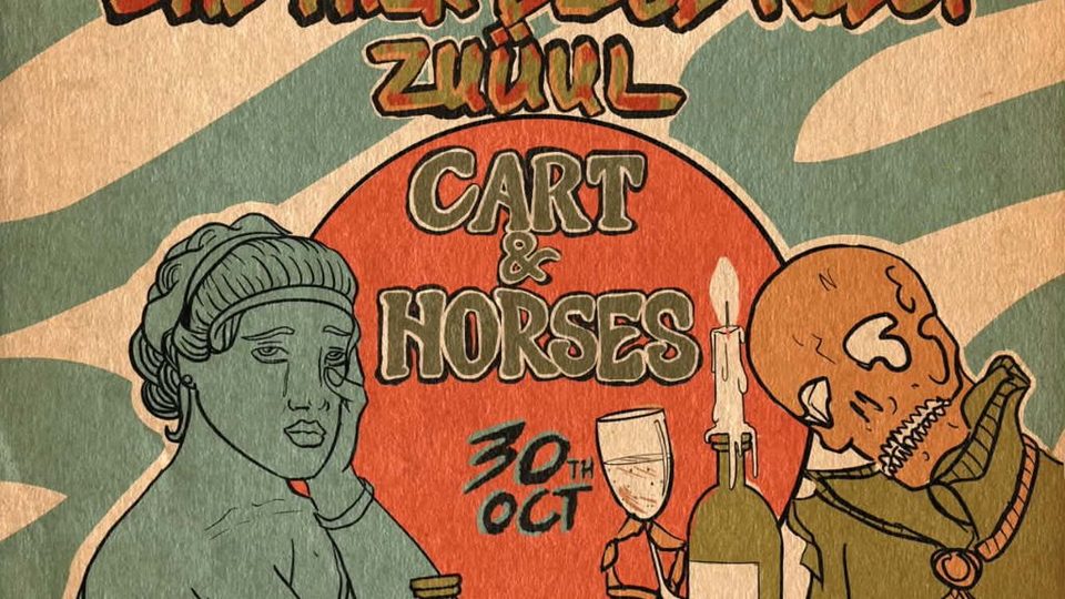 Poster: HEALTHY JUNKIES + POLLYPIKPOCKETZ + BAD MILK BLOOD ROBOT + ZUÜUL, London