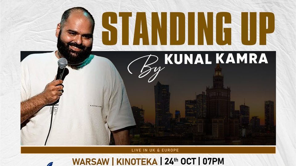 Poster: Kunal Kamra - Live in Warsaw