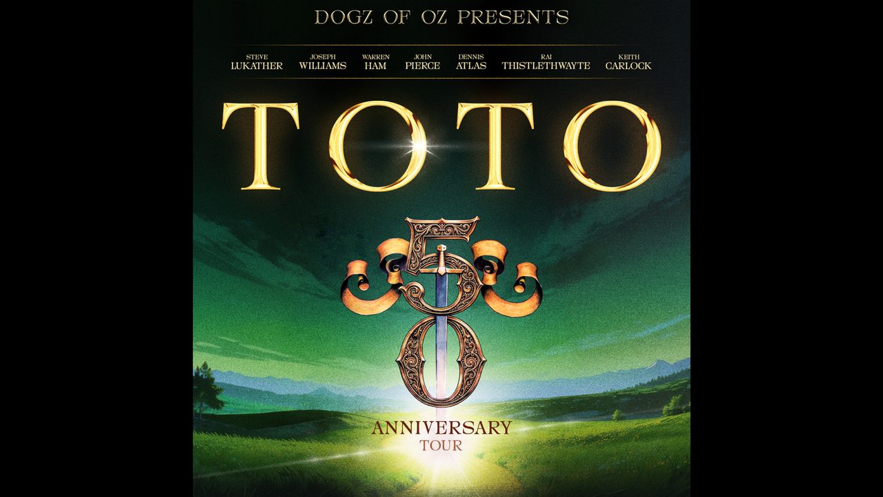 Poster: Toto, 50th Anniversary Tour, Merksem