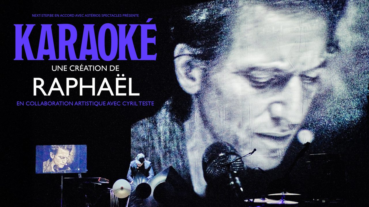 Poster: Raphaël - Karaoké, Brussels