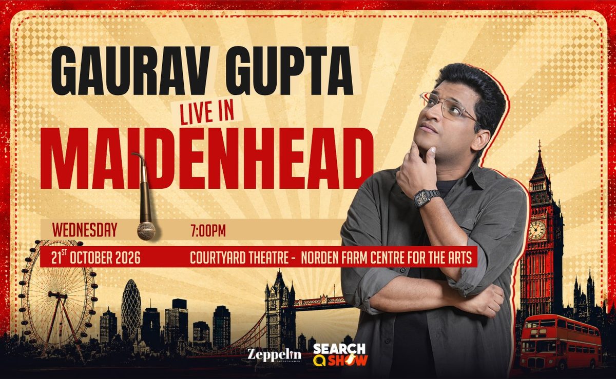 Poster: Gaurav Gupta - Live in Maidenhead, Maidenhead