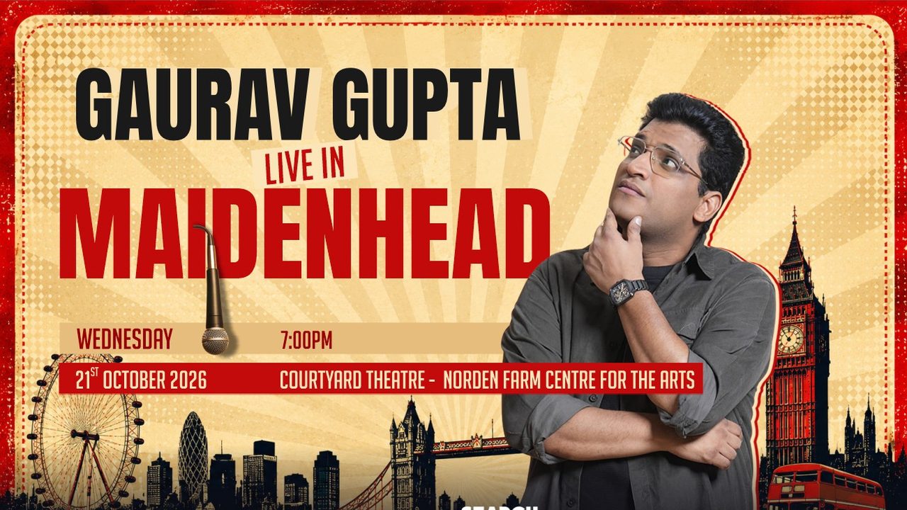 Poster: Gaurav Gupta - Live in Maidenhead, Maidenhead