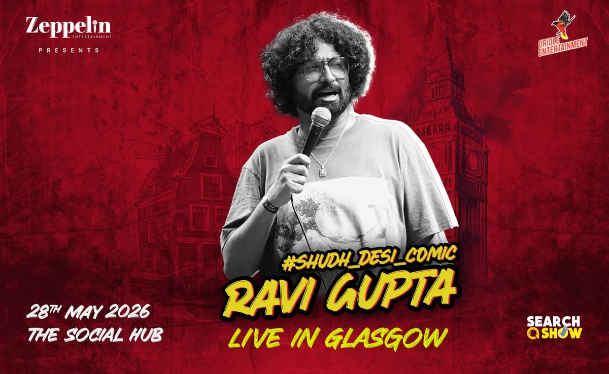 Poster: Ravi Gupta - Live in Glasgow, Glasgow