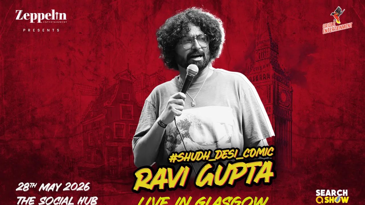 Poster: Ravi Gupta - Live in Glasgow, Glasgow