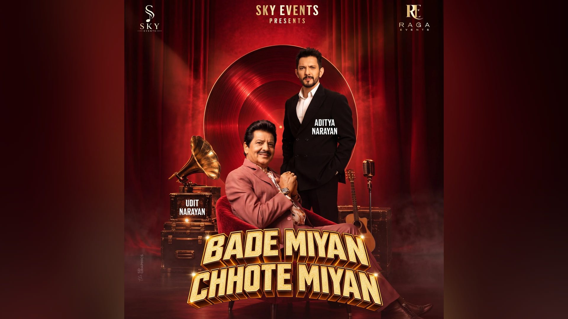 Poster: Udit Narayan and Aditya Narayan live in Berlin, Berlin