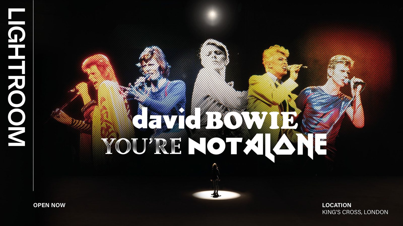 Poster: David Bowie: You're Not Alone, London