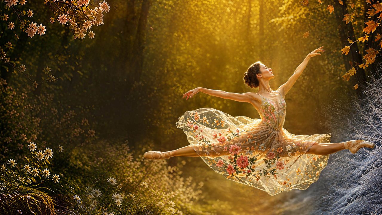 Poster: Les 4 Saisons - Ballet, Forest