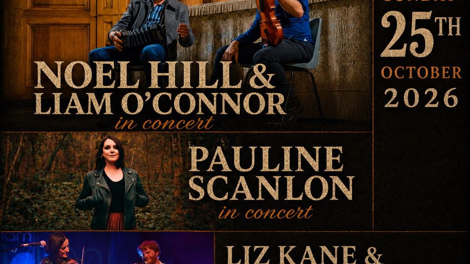 Poster: Trad All Stars Concert Sunday Night Concert Patrick O'Keeffe Festival 2026, Tralee