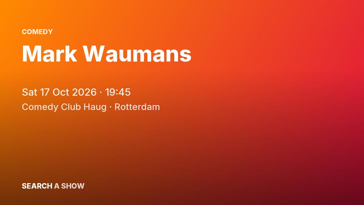 Poster: Mark Waumans, Rotterdam