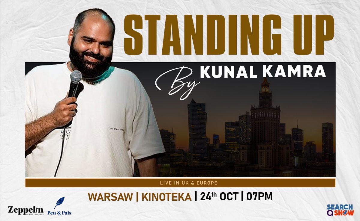 Poster: Kunal Kamra - Live in Warsaw, Warsaw