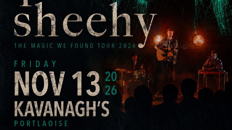 Poster: PA SHEEHY- THE MAGIC WE FOUND TOUR, Portlaoise