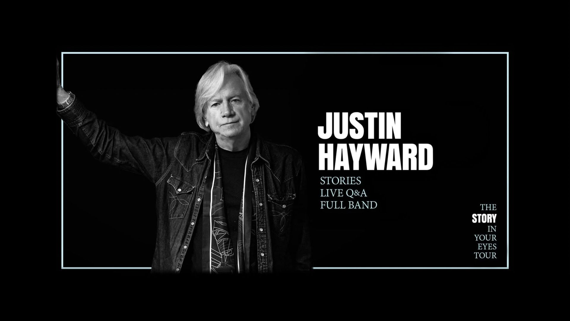 Poster: JUSTIN HAYWARD: THE STORY IN YOUR EYES TOUR, Dunfermline