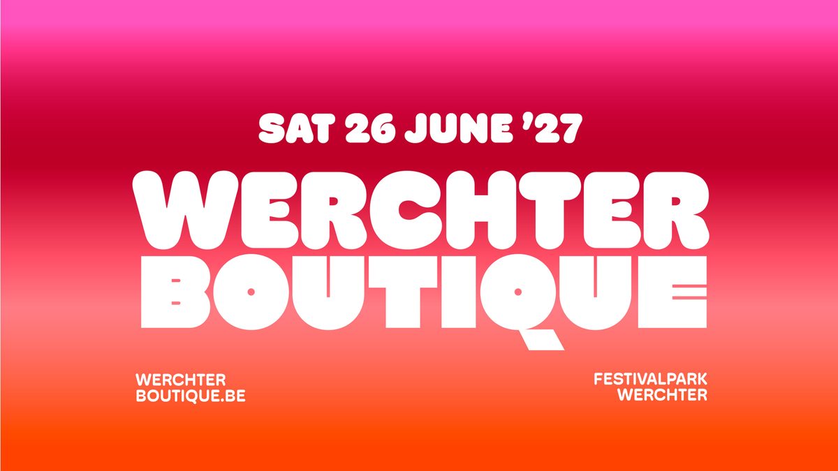 Poster: Werchter Boutique 2027 with Raye, Rotselaar