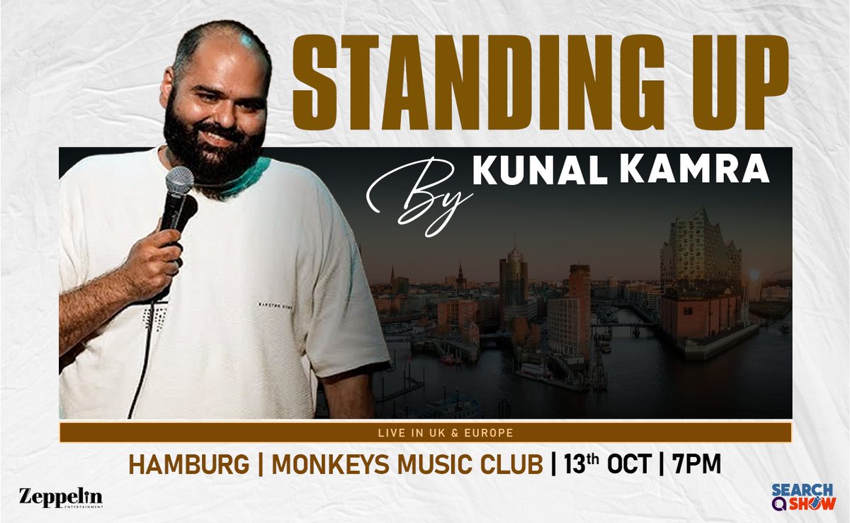 Poster: Kunal Kamra - Live in Hamburg, Hamburg