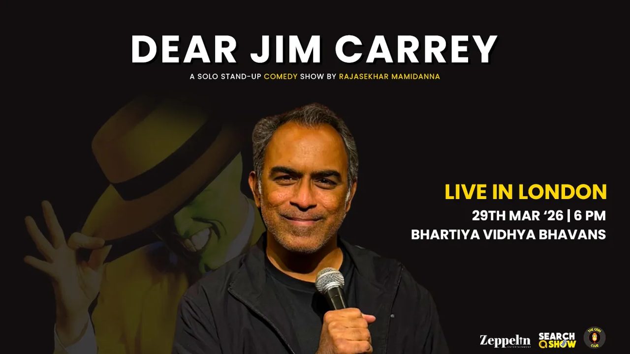 Poster: Rajasekhar Mamidanna – Live in London, London