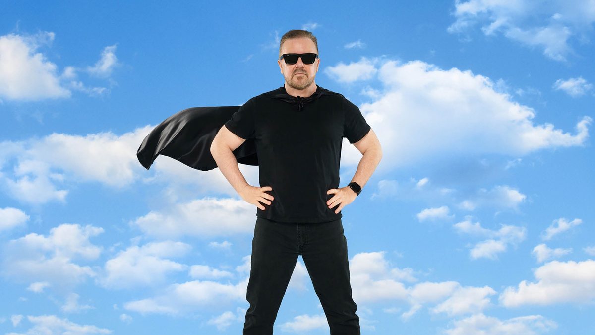 Poster: Ricky Gervais: Legend, Merksem