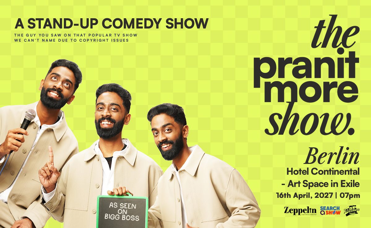 Poster: Pranit More - Live in Berlin, Berlin